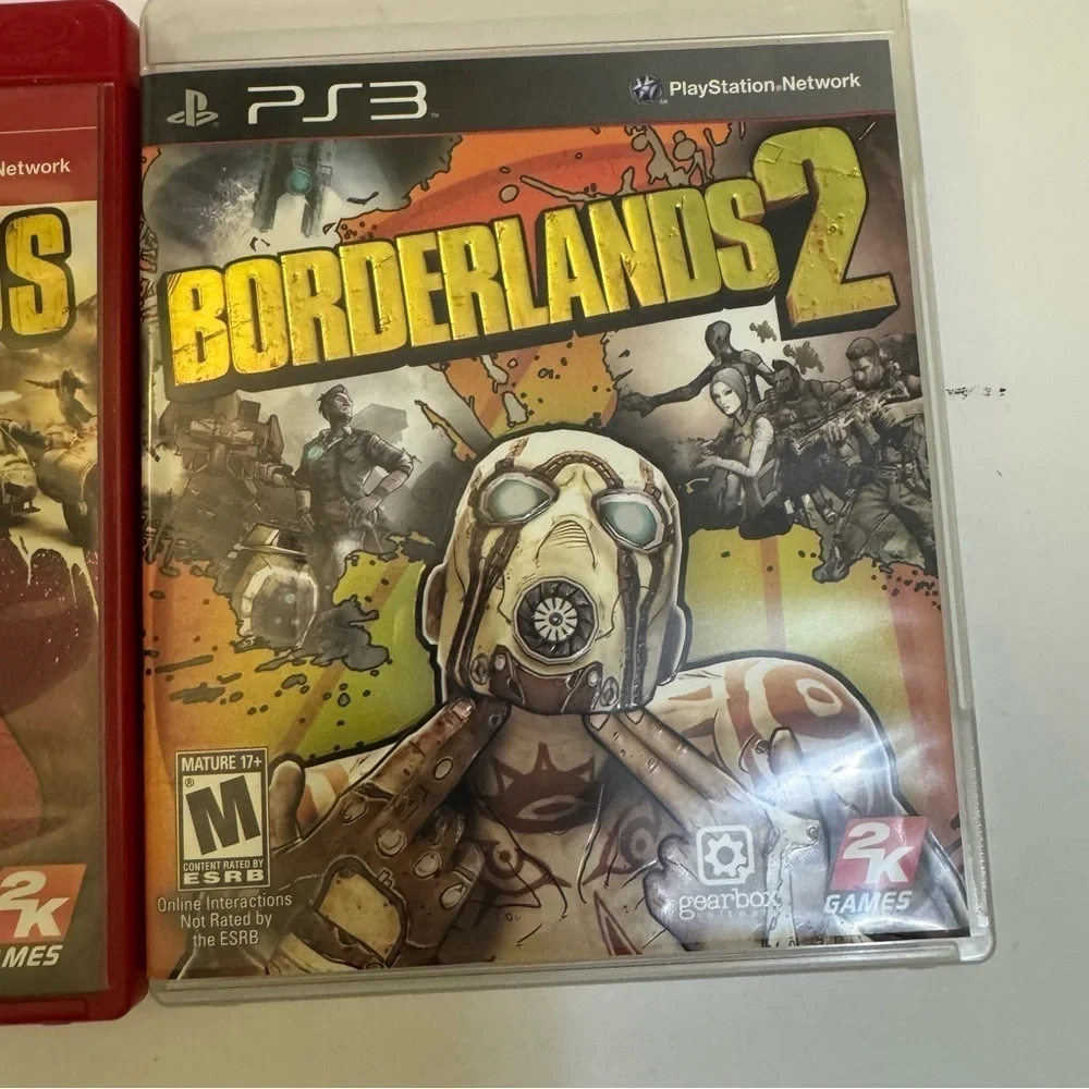 Borderlands 1 & 2 (Sony PlayStation 3, 2009) PS3 Complete w/ Manual Tested